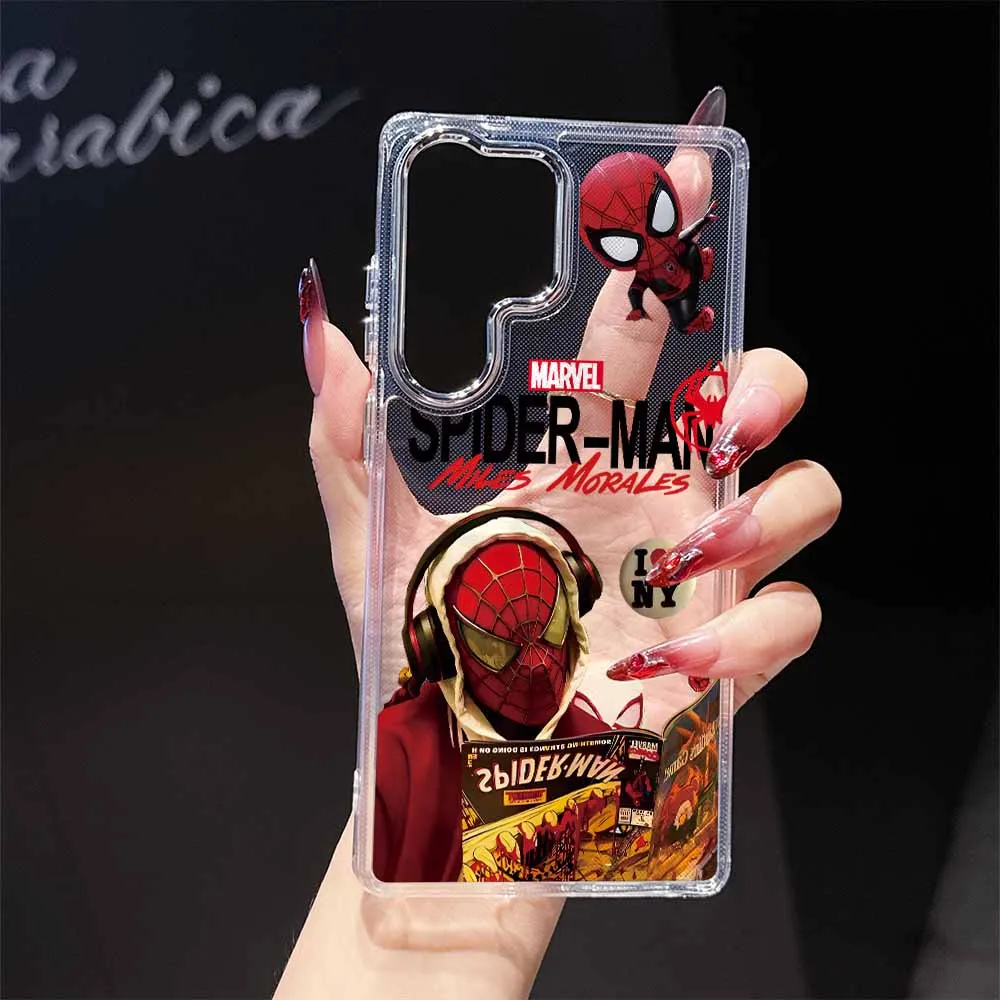 Spider-Man Anime Transparent Soft Phone Case