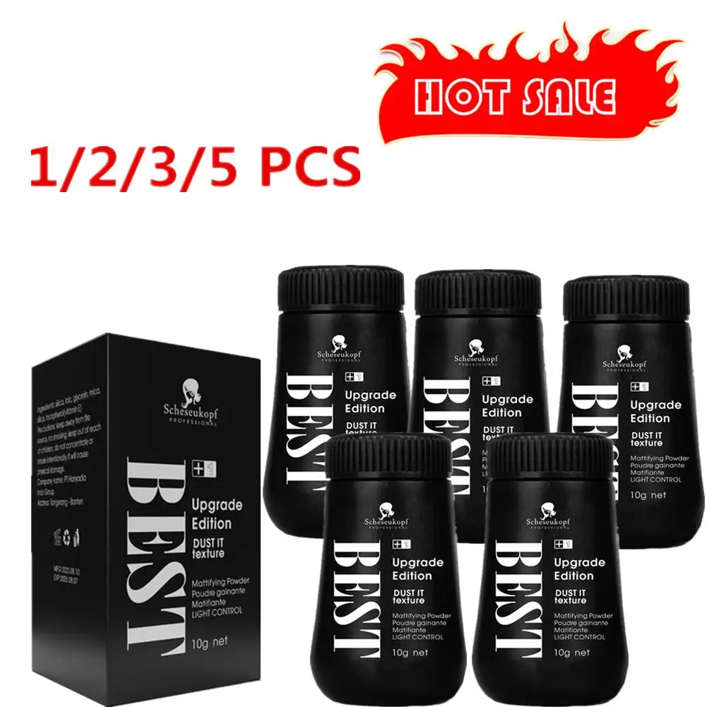 

10g Hair Fluffy Powder Haircut Design Increase Hair Volume Frizz Fixed Lasting Model Refreshing Men Hair Styling Powder