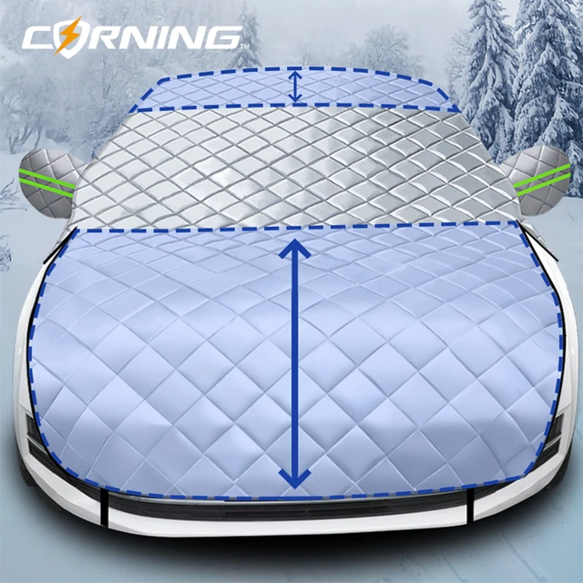 5-layer Thicken Car Snow Cover Car Windshield Hood Protection Cover  Snowproof Anti-frost Sunshade Protector Winter Auto Parts - Car Covers -  AliExpress