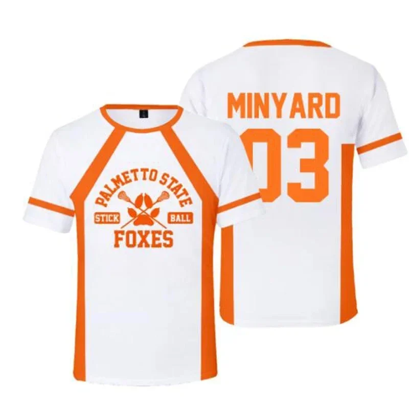 All For The Game Palmetto State Foxes T-Shirt, Andrew Minyard 03 Lacrosse Casual Fan Jersey Tee Men's and Women's Streetwear