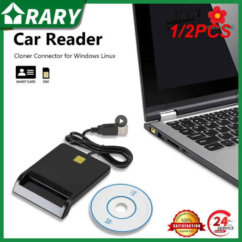 

1/2PCS X02 Bank Card ATM IC Card Tax Return Smart All-in- USB 2.0 SIM SD TF Smart Card Reader Windows 7 8 10 Linux OS