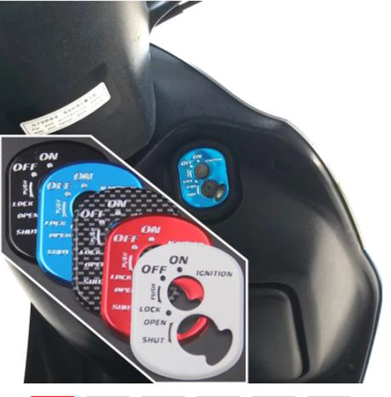 

New Fashion Electric Ignition SwitchIgnition Lock Metal Sticker For HONDA Wuyang Dreams Jia Yu 110T WH100T 125T Modified Car