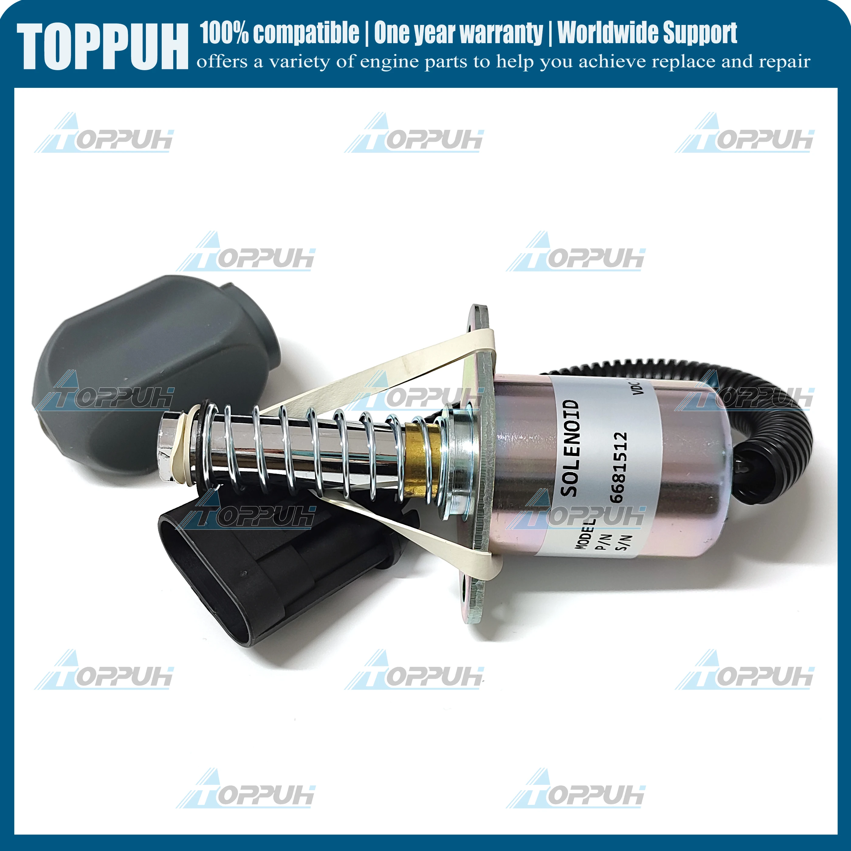 6681512forBobcatTractionLockParkBrakeSolenoid7136559751753