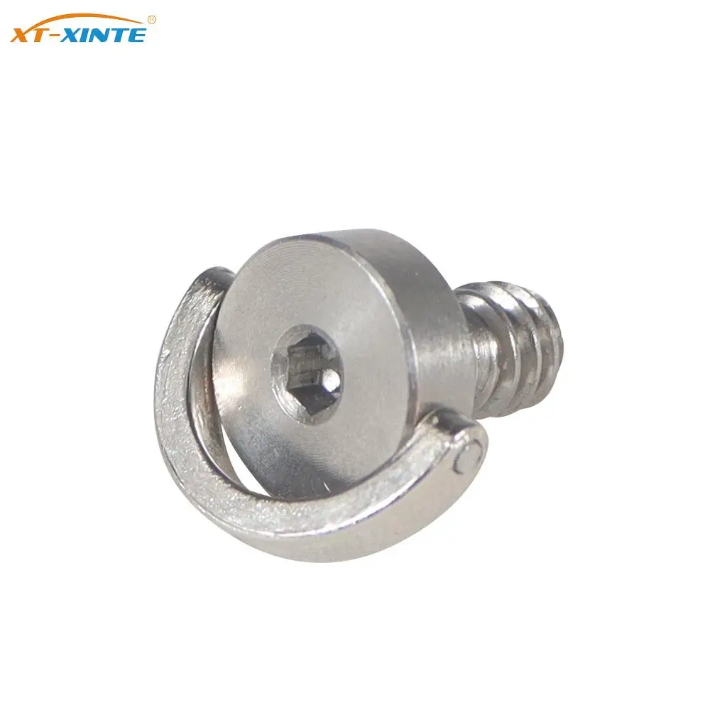 Camera Accessories 1/4 3/8 Stainless Steel Screw For Quick Release Plate Folding D-Ring Screw Mount Adapter For Flash Tripod Light Stand