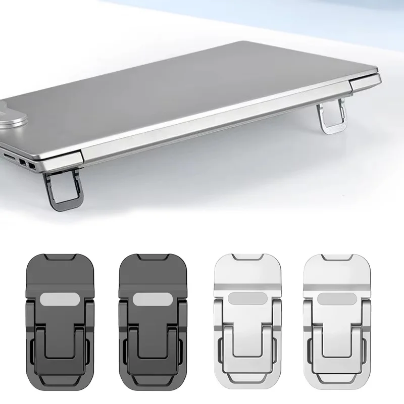 Adjustable Foldable Laptop Stand Mini Legs Ultra-thin Portable Support For Lenovo Notebook Cooling Holder Feet Invisible Bracket