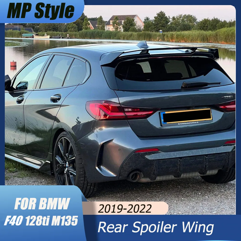 Glossy Car Roof Spoiler Rear Trunk Spoiler For Bmw 1 Series Hatchback