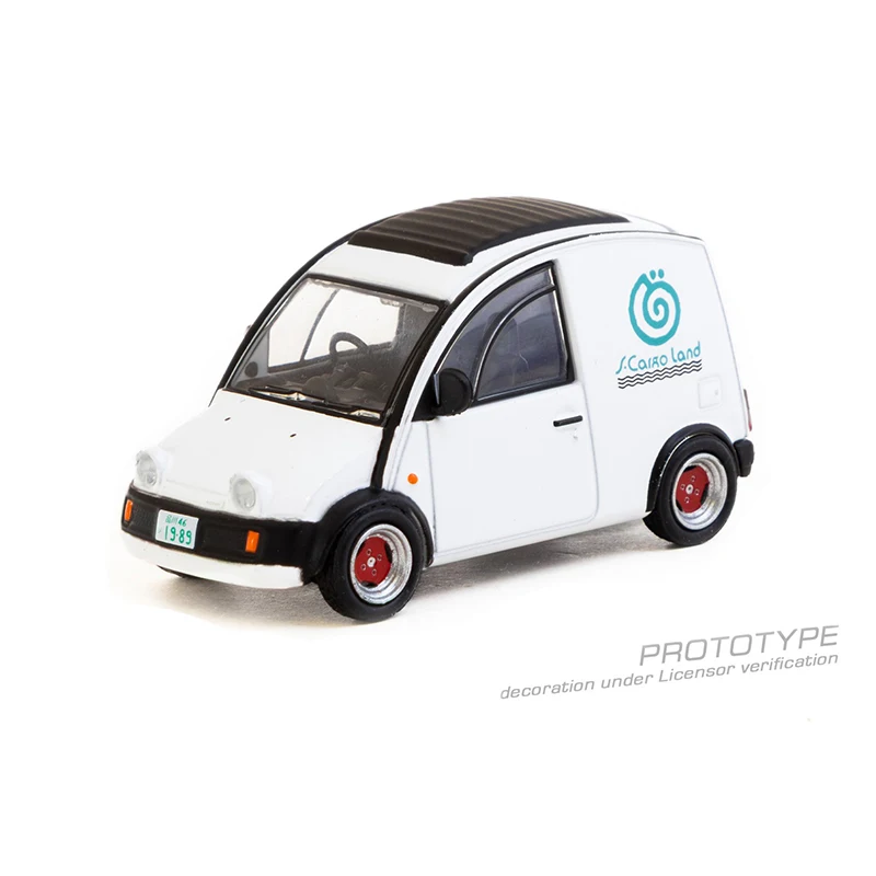 TW In Stock 1:64 Nissan S Cargo White Openable Rear Door Diecast