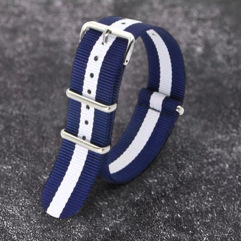 Universal Canvas Nylon Watch Strap - Premium NATO Style Wristband Bracelet