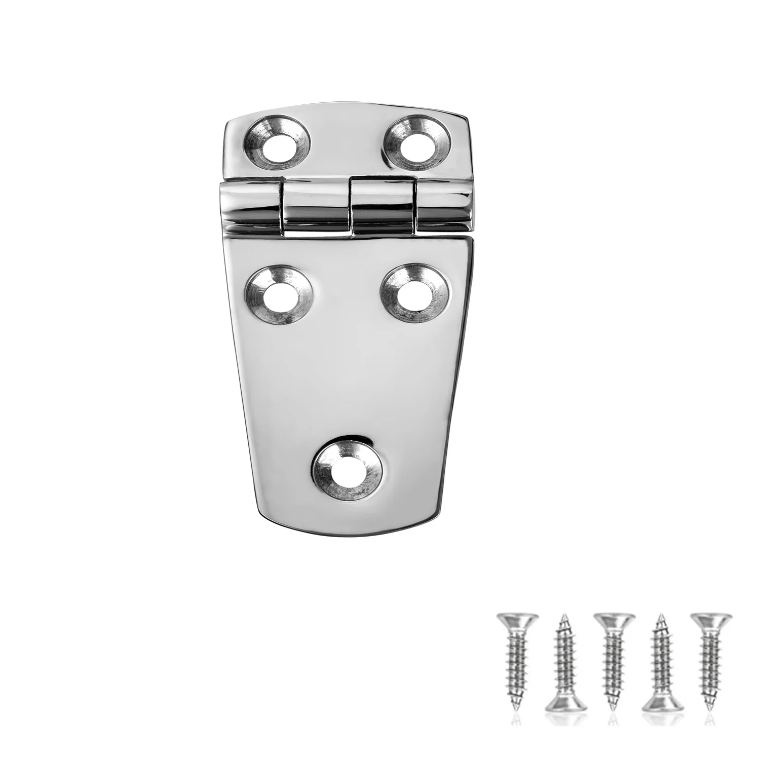 Marine Boat Hatch Hinges Stainless Steel, 3 Inch X 1.5 Inches(76 X 38MM) 5 Holes, No Noise, Heavy Duty 316 Ss with Screws 35mm hinge hole jig drill guide set with door hole opener concealed hinges guide door saw cabinet accessories tool