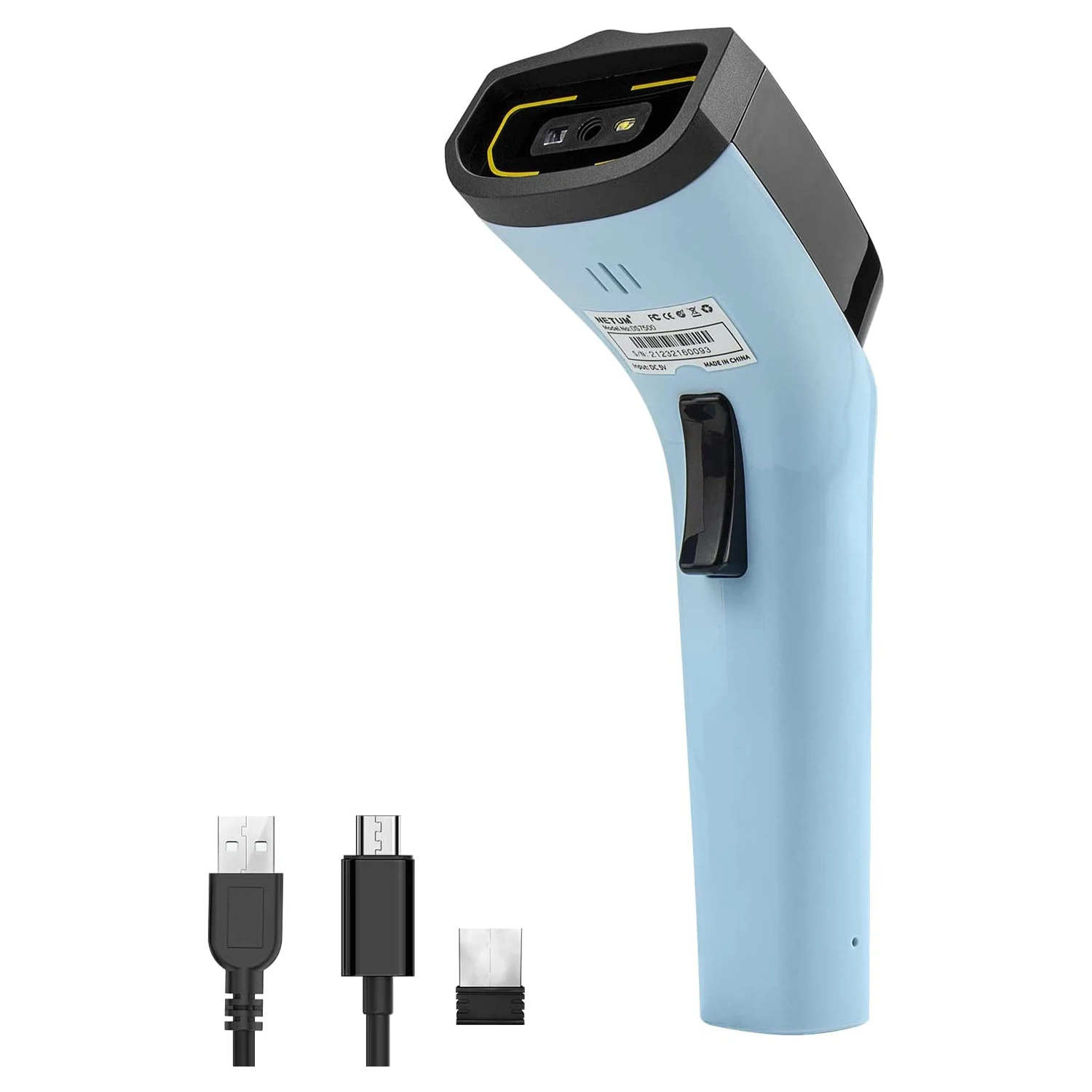 Netum NT K6 Handheld Wirelress Barcode Scanner En DS7500 Bluetooth 1D
