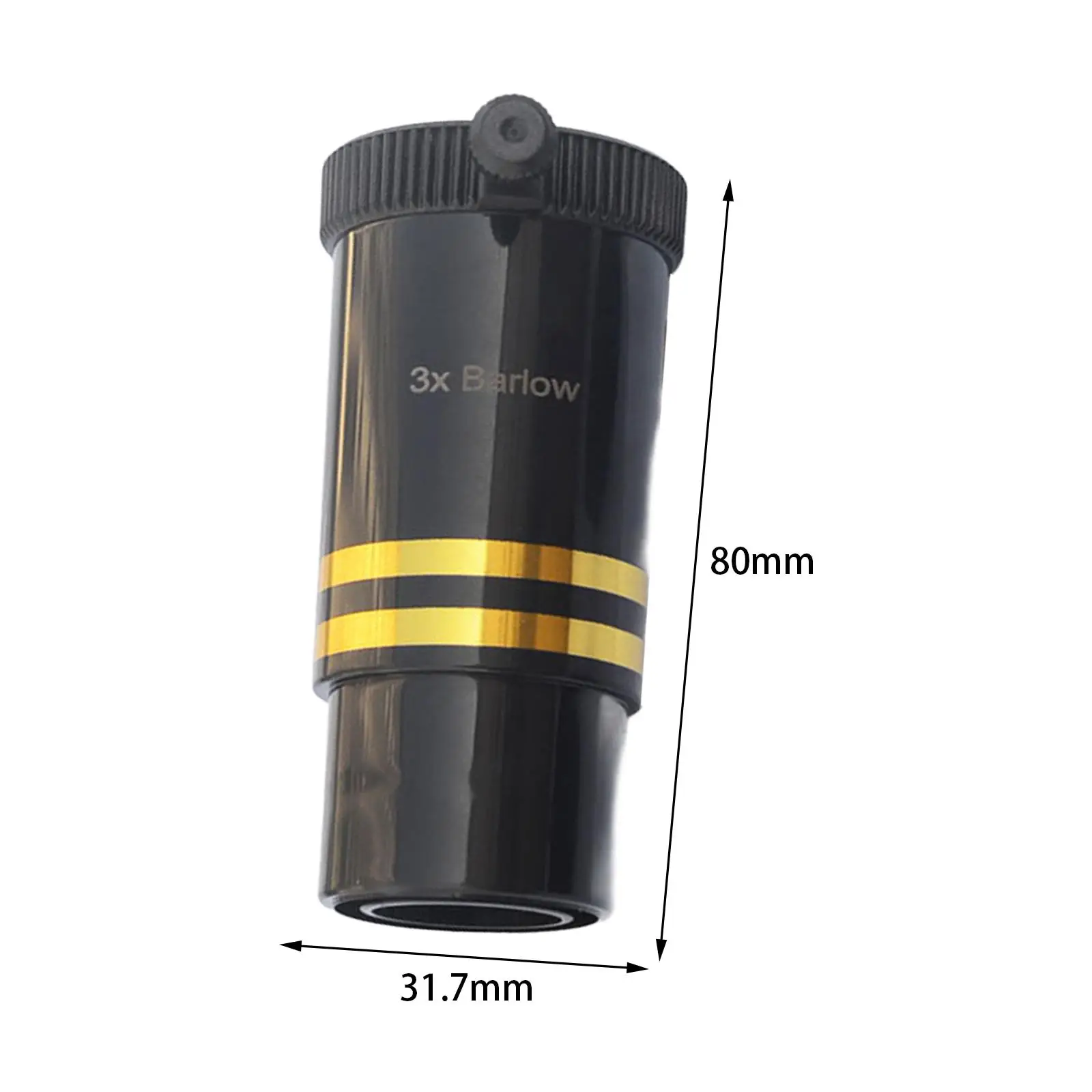 Barlow Lens 3x Multi Coated 1.25 inch Telescope Accessories Telescope Barlow Lens for Astronomical Visual Astronomy Photography