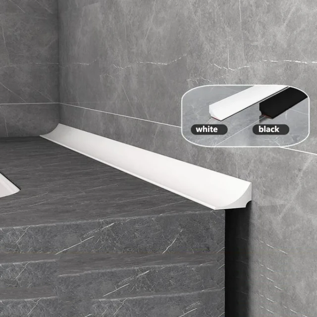 Barriera Doccia In Silicone 200cm - Guarnizione Antiacqua Per Vasca E Box Doccia