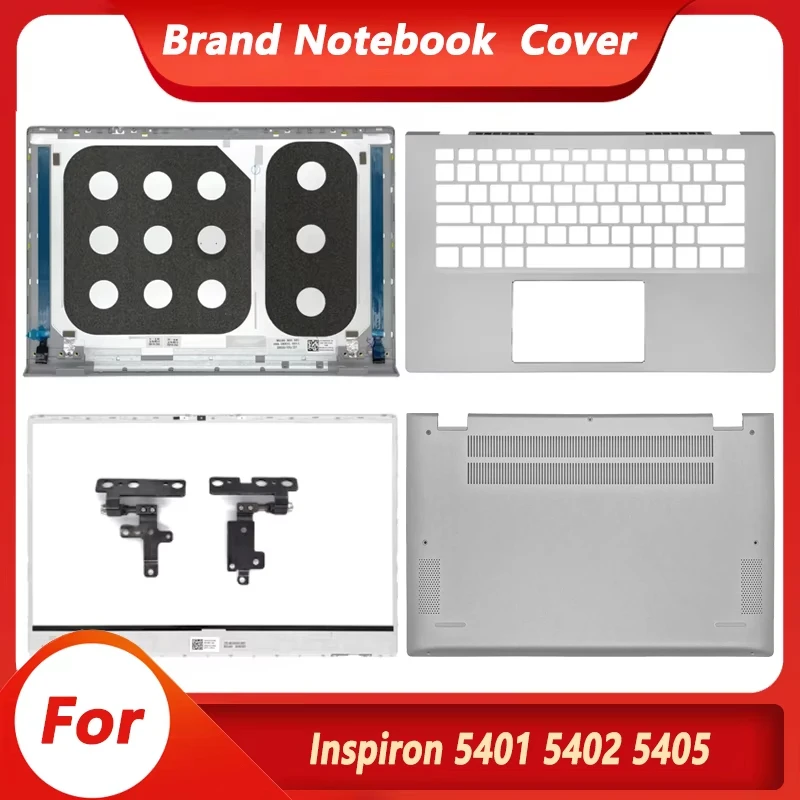 Enhanced 14-inch LCD Laptop Cover and Component Set - Includes Back Cover, Top Case, Front Bezel, Palmrest, Bottom Cover, and Hinges