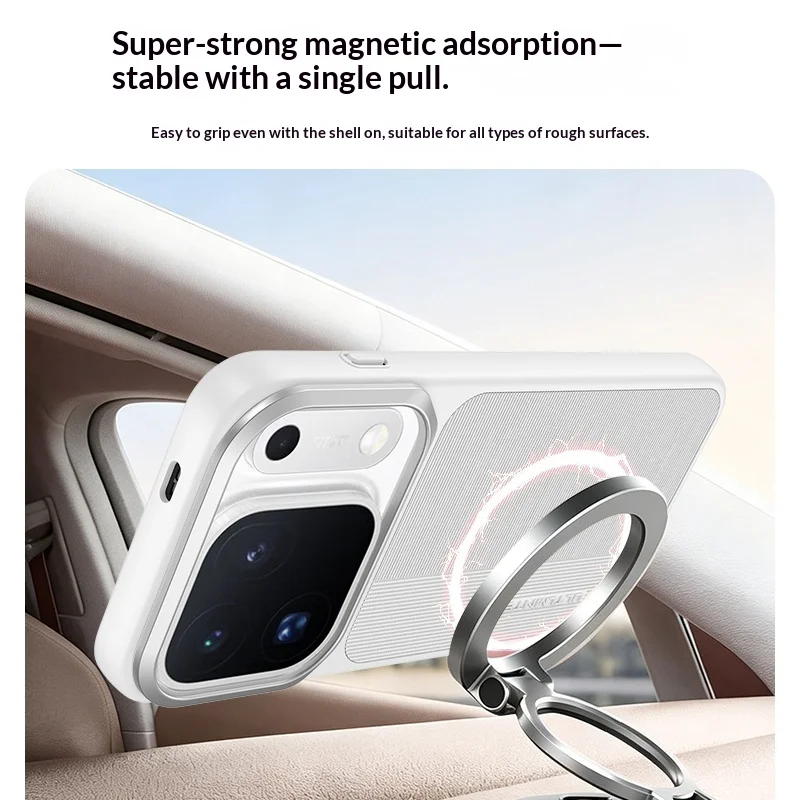 Magnetic Shockproof Protective Phone Case with Wireless Charging Compatibility