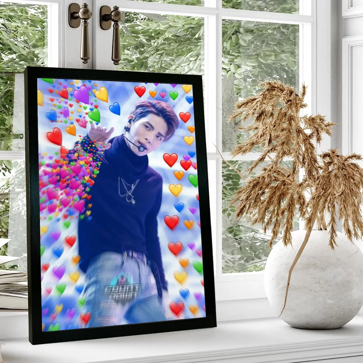 Shinee jonghyun 歌手キャンバスアートポスターとウォールアート