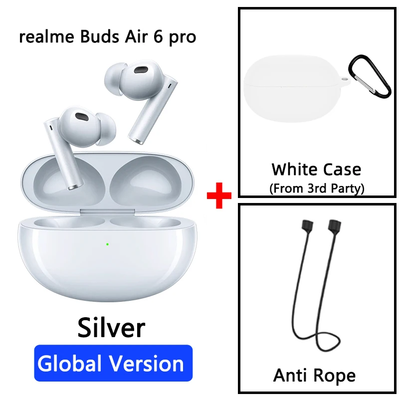 2025 Global Version Buds Air 6 Pro True Wireless Earphone 50dB Deep Sea Noise Reduction 2.0 Bluetooth 5.3 IP55 Headphone 5