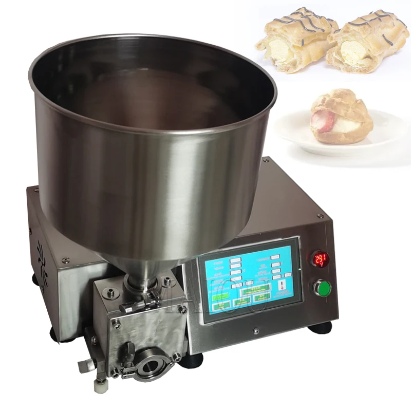 

Upgrade LCD Panel Donut Jam Injection Machine Bream Cream Cream Cup Cake Filling Machine