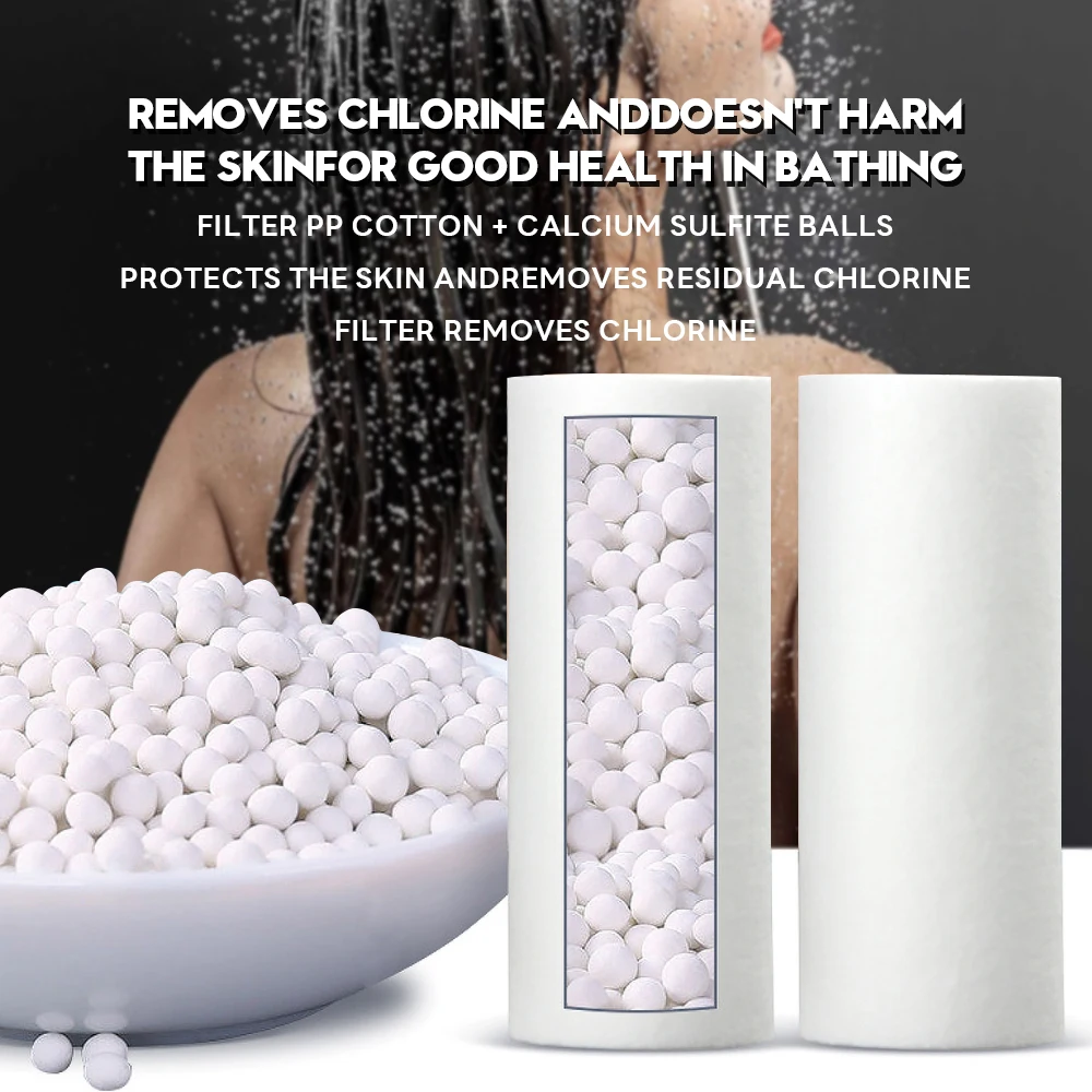 Shower Head Filter,Water Softener, Soft& Improve Hair/ Skin Chlorine Removal,Bathroom Accessories 3