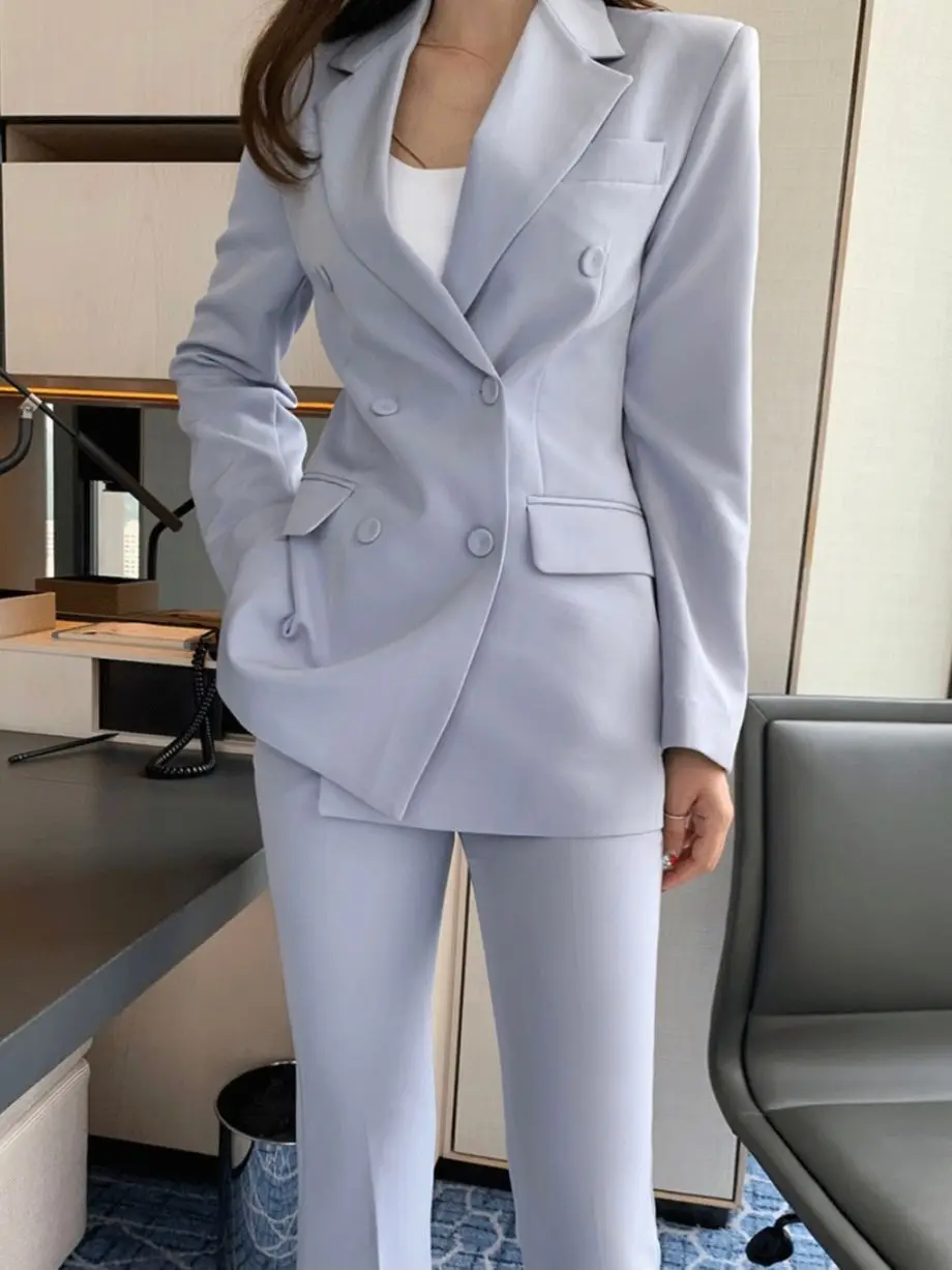 Blazer Flare Pants Set Women Womens Pants Blazer Suit Blazer Pant