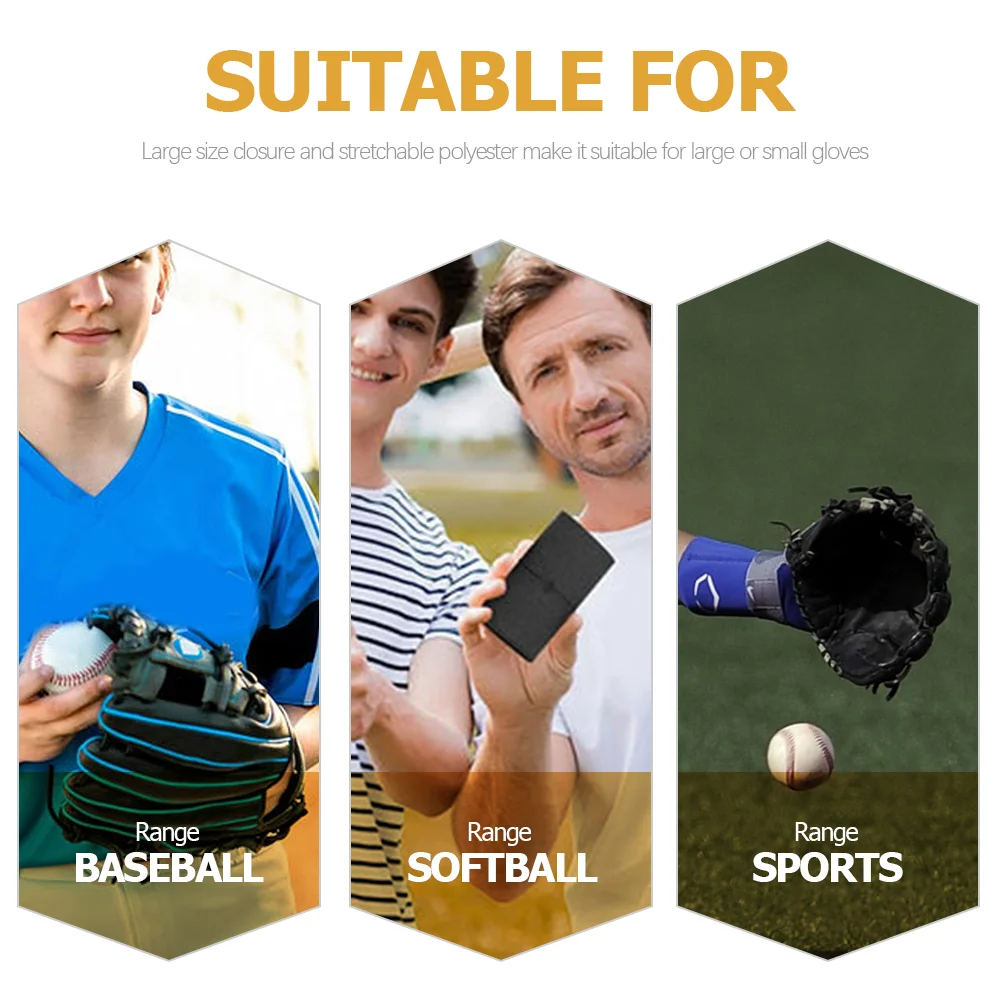 2 Pcs Gloves Band for Baseball Strap Supplies Locker Polyester Catcher Wraps Women's