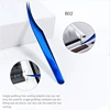 Volume Eyelashes Tweezers Stainless Steel superhard Tweezers High Precision Anti-static tweezers Eyelash Extensions custom logo 4