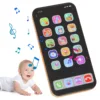 Fake Phone Kids Play House Toys Simulation Music Touch Screen Cell Phone With Light Baby Boys Girls Toys Mobile Phone Model Toys 2