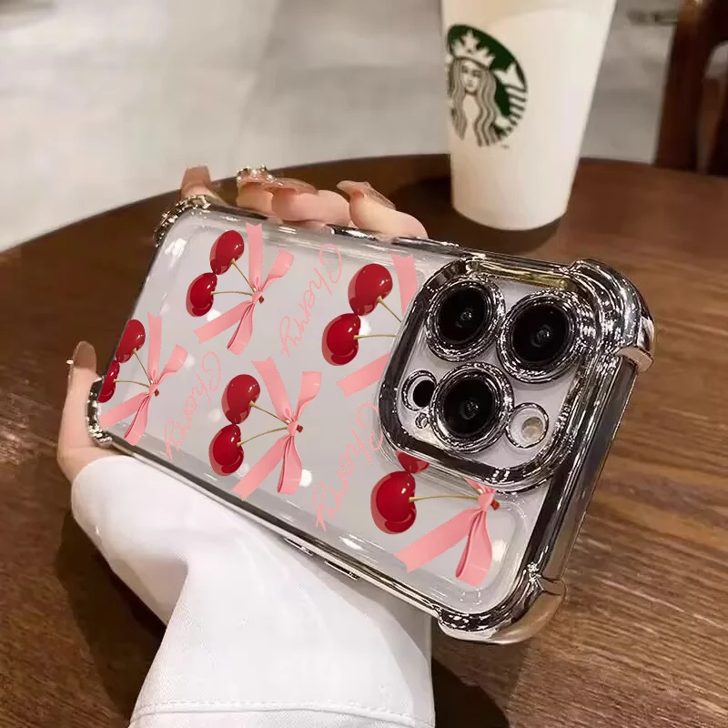 Cherry Blossom Design Phone Case - Cute and Stylish Cover