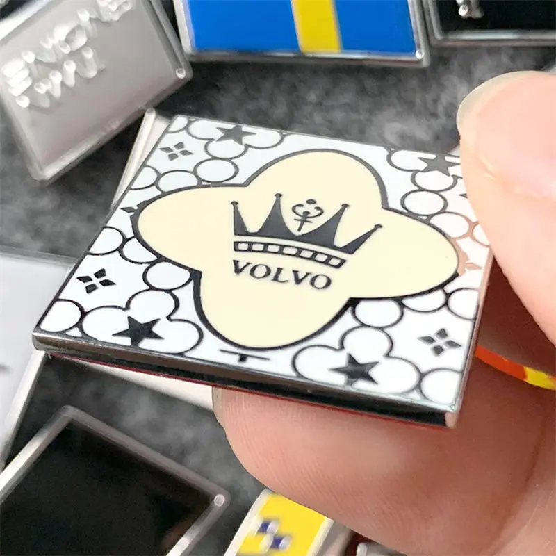 

3D Aluminum Car Tail Emblem Sticker Body Trunk Decoration Accessories for Volvo OCEAN R DESIGN Rdesign AWD Moose Test Badge LOGO