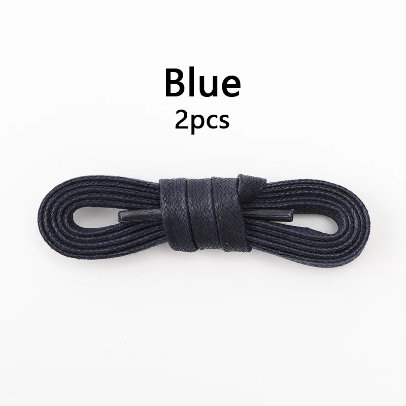 Premium Waterproof Waxed Leather Flat Shoelaces - Unisex Casual and Boot Styles (Multiple Lengths Available)