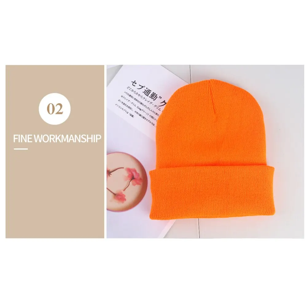 Unisex beanie muts gebreide wintermuts voor dames en heren_voghion.com