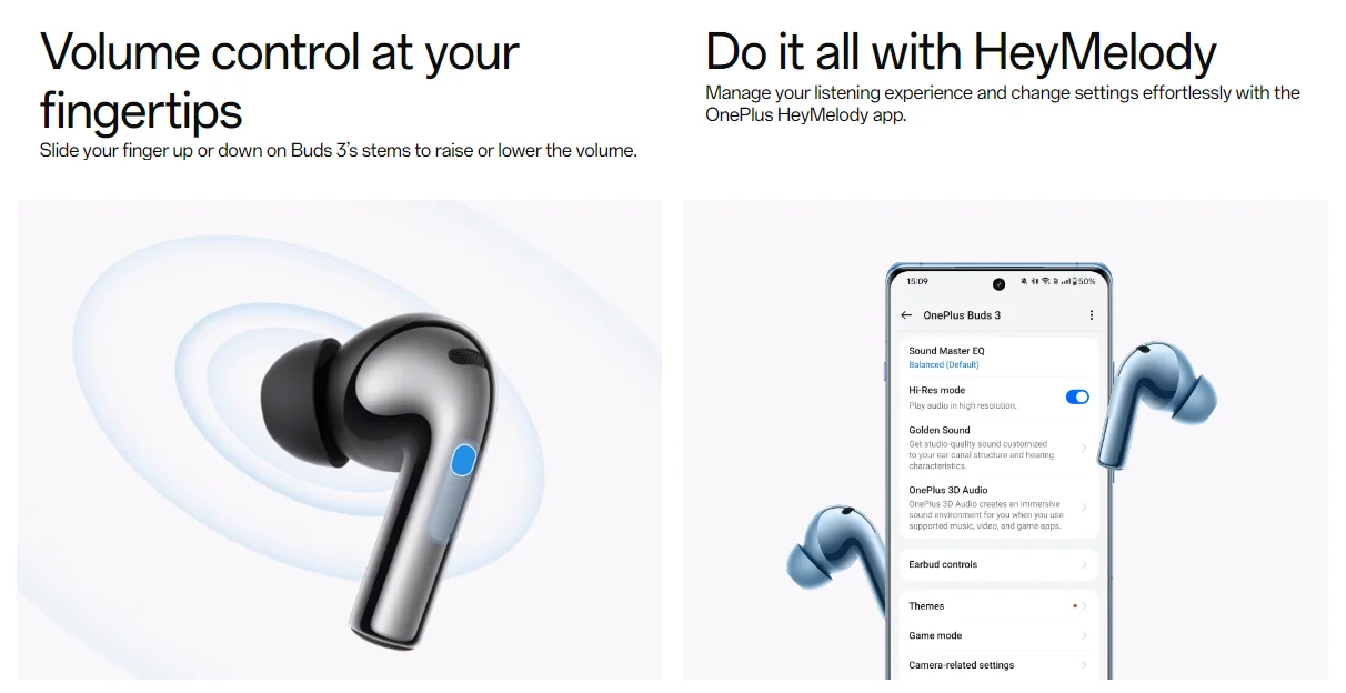 2024 OnePlus Buds 3 Global Version Bluetooth TWS Earphone
