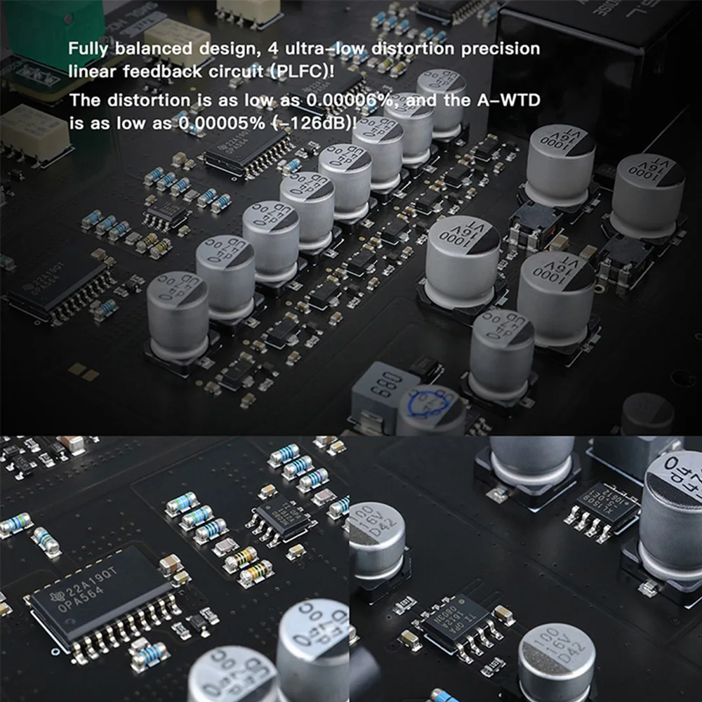 Smsl ho200-ヘッドフォン用のハイレスリアアンプ,重されたアンプ 