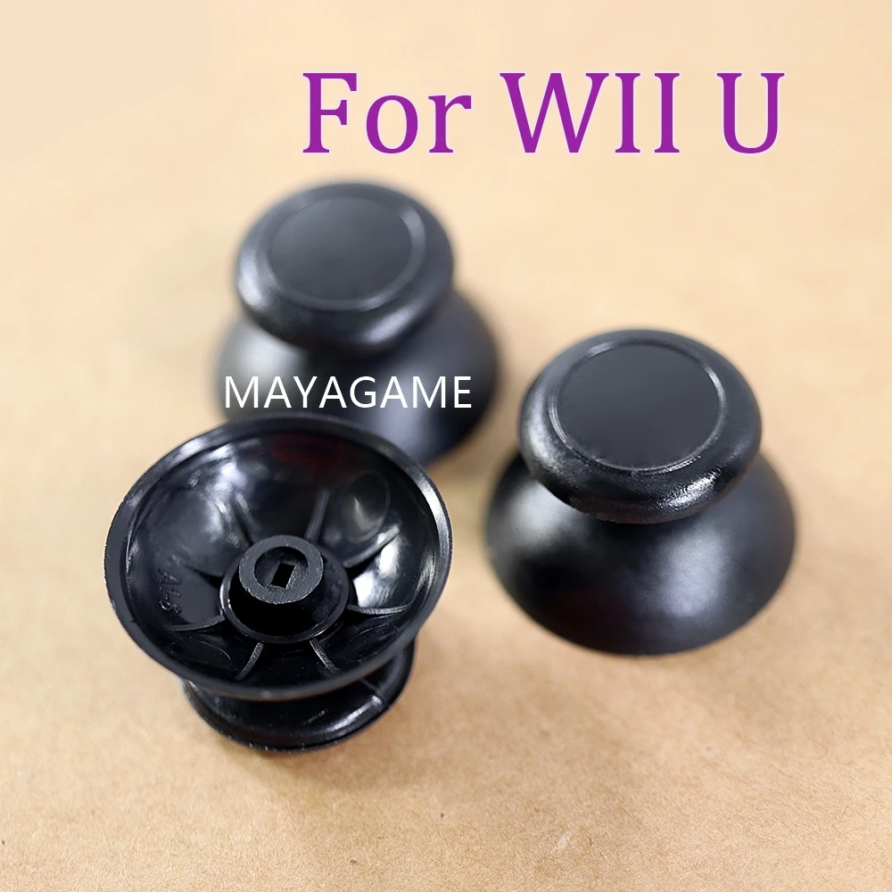 Ocgame100Pcs/Lot Black Small Hole 3D Analog Thumbstick Joystick Caps Joystick Cap Per Wii U Wiiu Controller