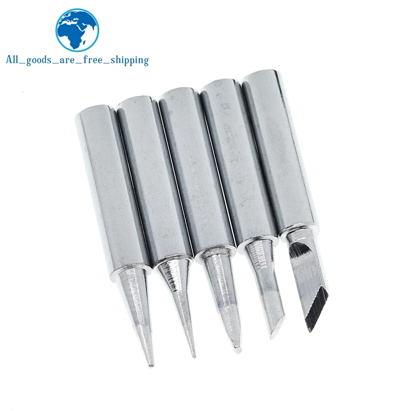 5Pcs I+B+K+2.4D+3C Soldering Iron Pure 900M Soldering Iron Head Set Inside Hot Bare Copper Electric Soldering Iron Tip