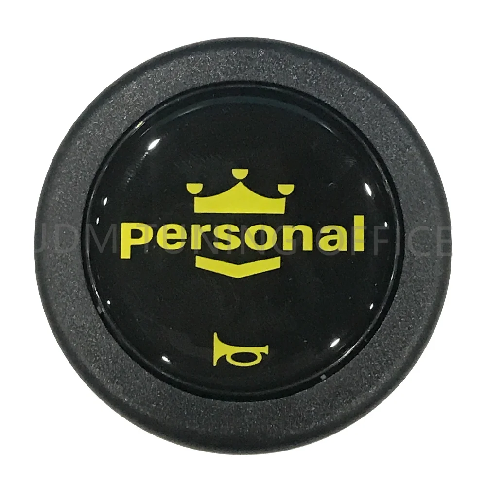 JDM Personal Style Car Racing Horn Button Sport Steering Wheel Horn Button Center Cap Car Styling For Auto Accessories