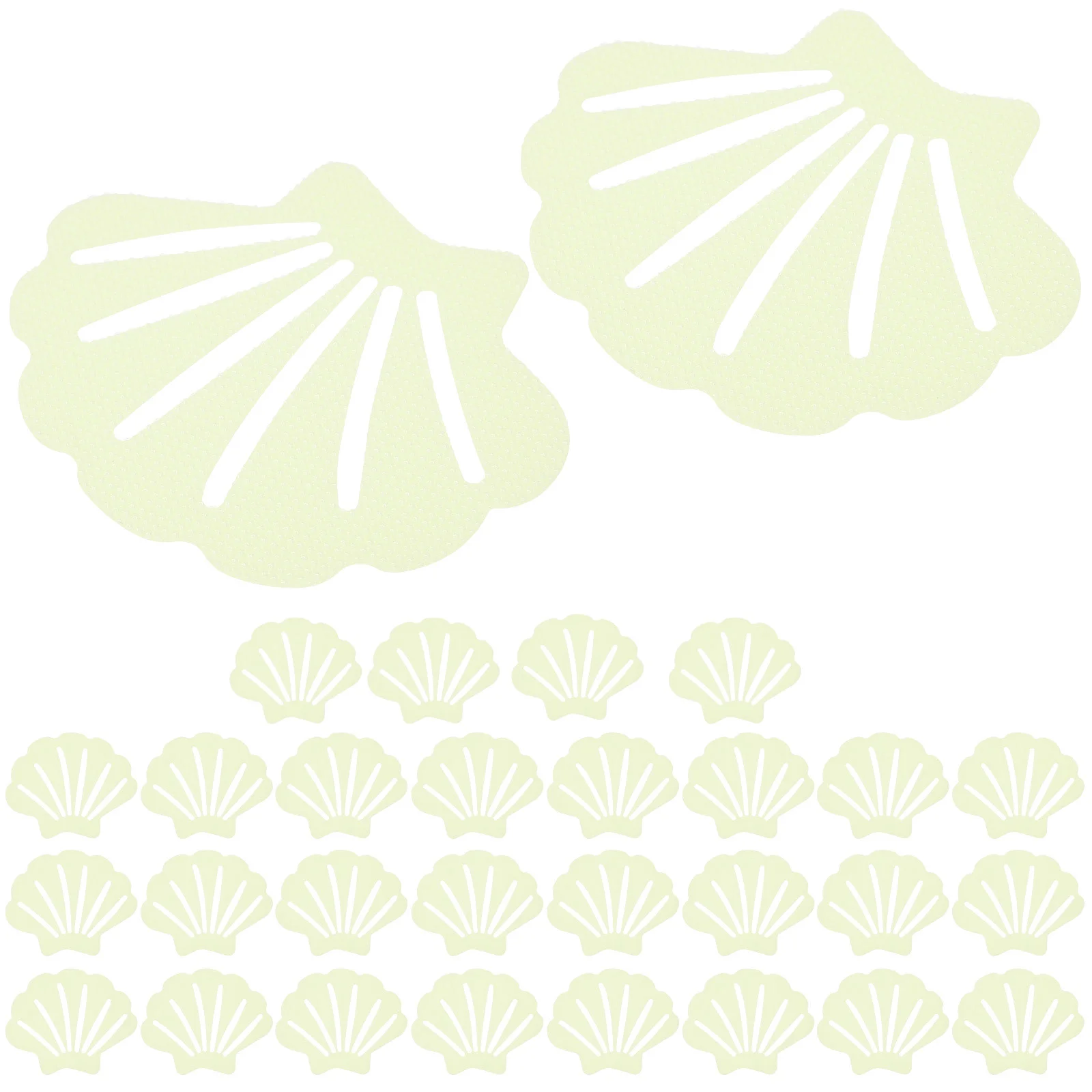 

30 Pcs Bathtub Anti-slip Stickers Applique Bathroom Non-skid Strip Decal Applied