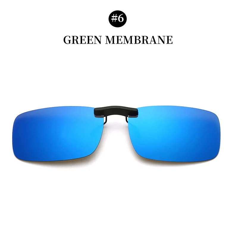 YAMEIZE lunettes de soleil à Clip polarisées sans monture femmes hommes Sport lunettes photochromiques lunettes de soleil Anti-éblouissement Vision nocturne_voghion.com