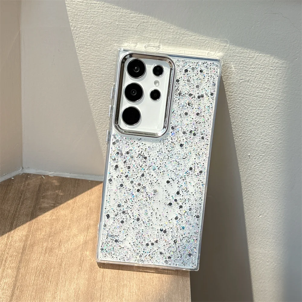 Bling Glitter Shockproof Shiny Clear Phone Case