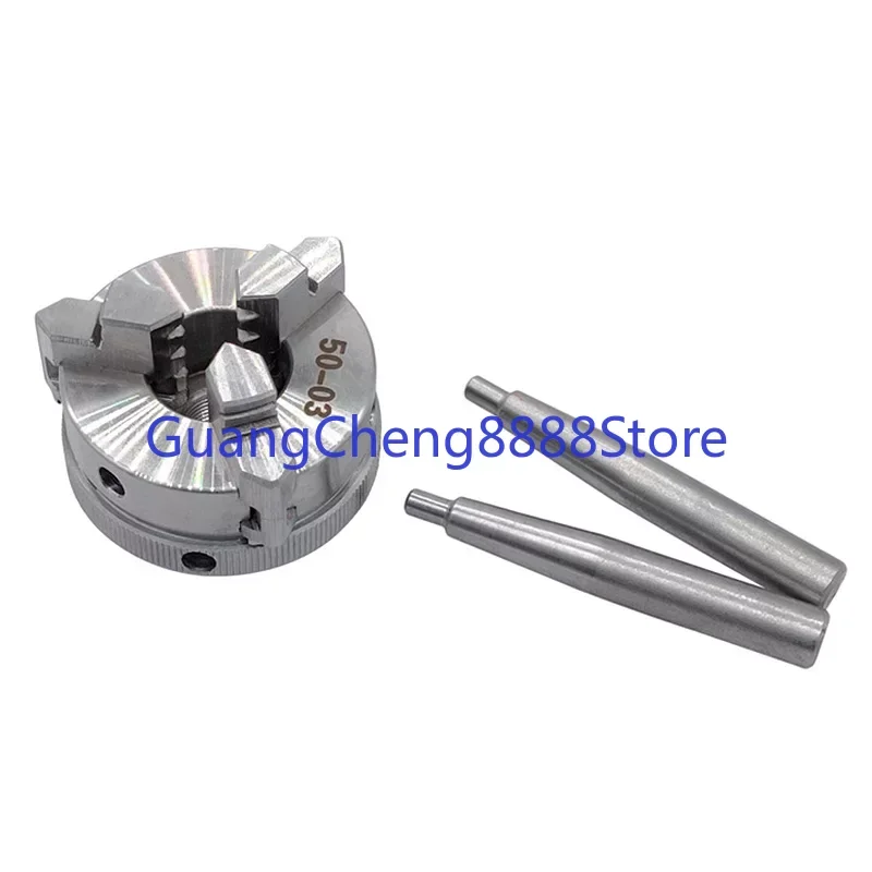 

Mini Manual Lathe three jaw chuck 50mm High Precision CNC Wood Drill Chuck for Lathe Machine Tools Accessories