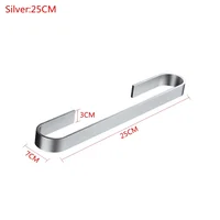 Space Aluminum Alloy Towel Holder Wall Mounted Towel Holder Towel Storage Shelf 2