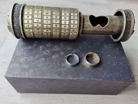 Creative Valentine's Day Gift Birthday gift Da Vinci Precision Edition Combination lock contains a ring 1