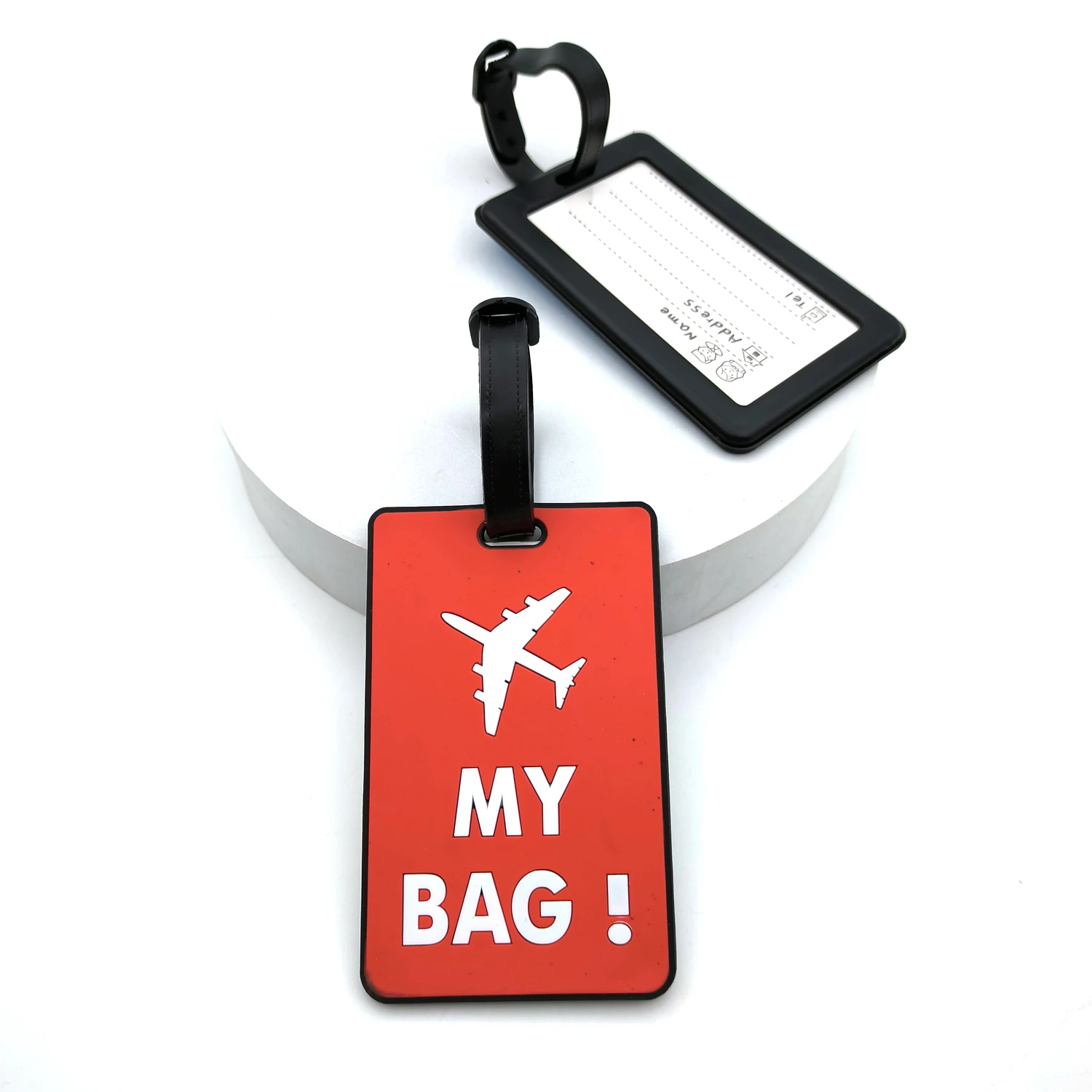 1PCS Travel Accessories Luggage Tag Creative Suitcase Fashion Style Silicon Portable Travel Holder
