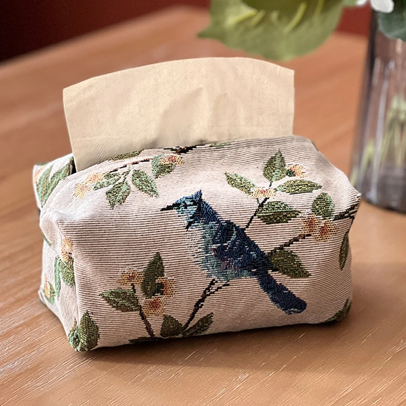  Napkin Tissue 1pc Embroidered Cloth Paper Box Vintage Decor for  Home Nordic Decor Retro Decor Car Napkin Dispenser Decorative Tissue Box  Household Tissue Bag Napkin Pouch : Home & Kitchen