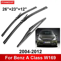 1/2/3/4/6PCS Car Wiper For Benz A Class W169 2004-2012 Front Rear Wiper Blades Brushes Auto Accessories 2008 2009 2010 2011 2012 1