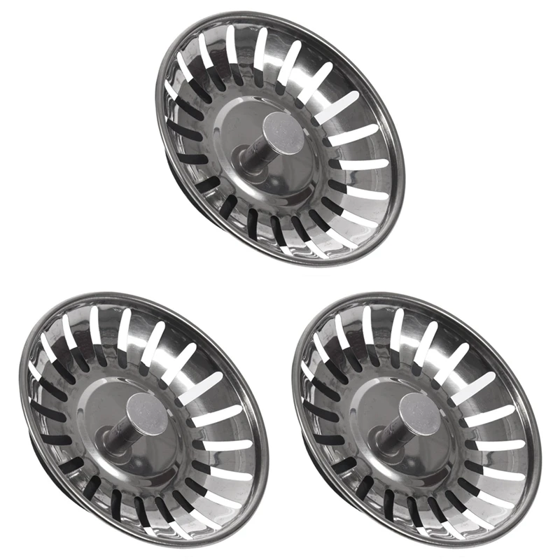 

3 шт., сливной фильтр для кухонной раковины