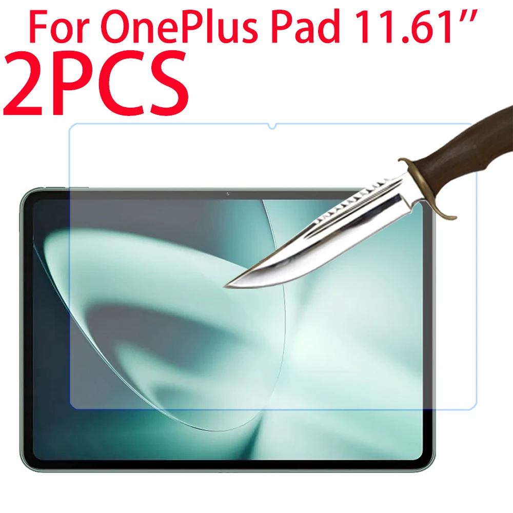 

2PCS For OnePlus Pad 11.61 inch Tempered Glass Screen Protector One Plus Pad Tablet 9H Full Clear Protective Film Guard 2023