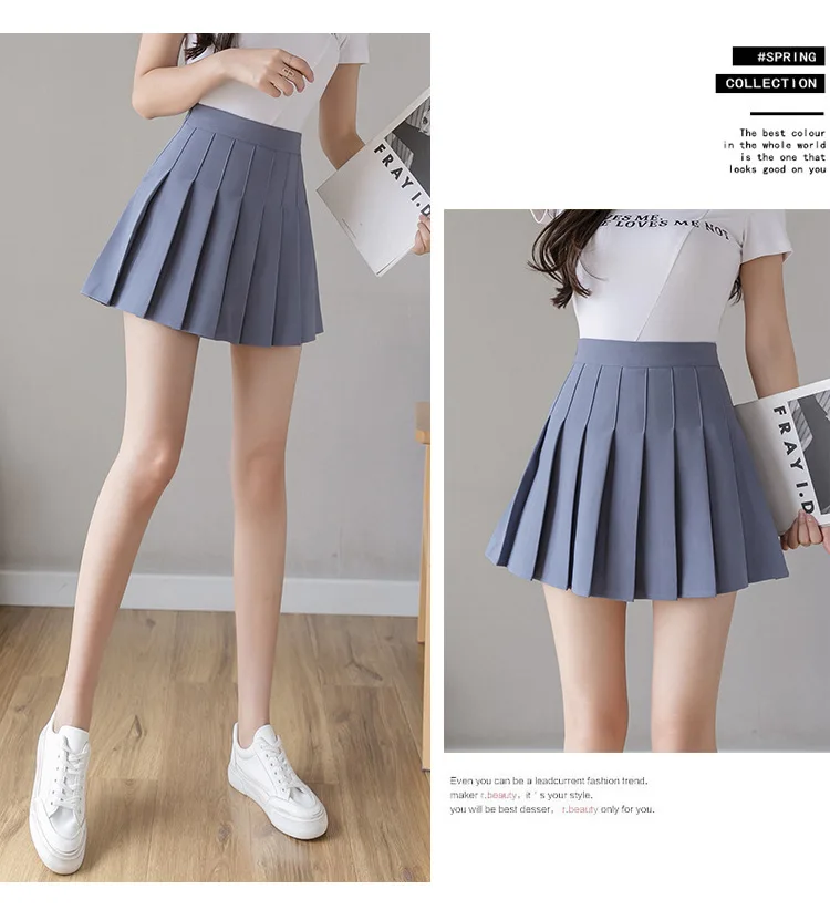 green skirt Sexy Women Pleated Skirt High Waist Mini Skirt Summer Korean Kawaii White A-Line Skirt Preppy Style Girls Dance Dress Jupe Femme silk skirt