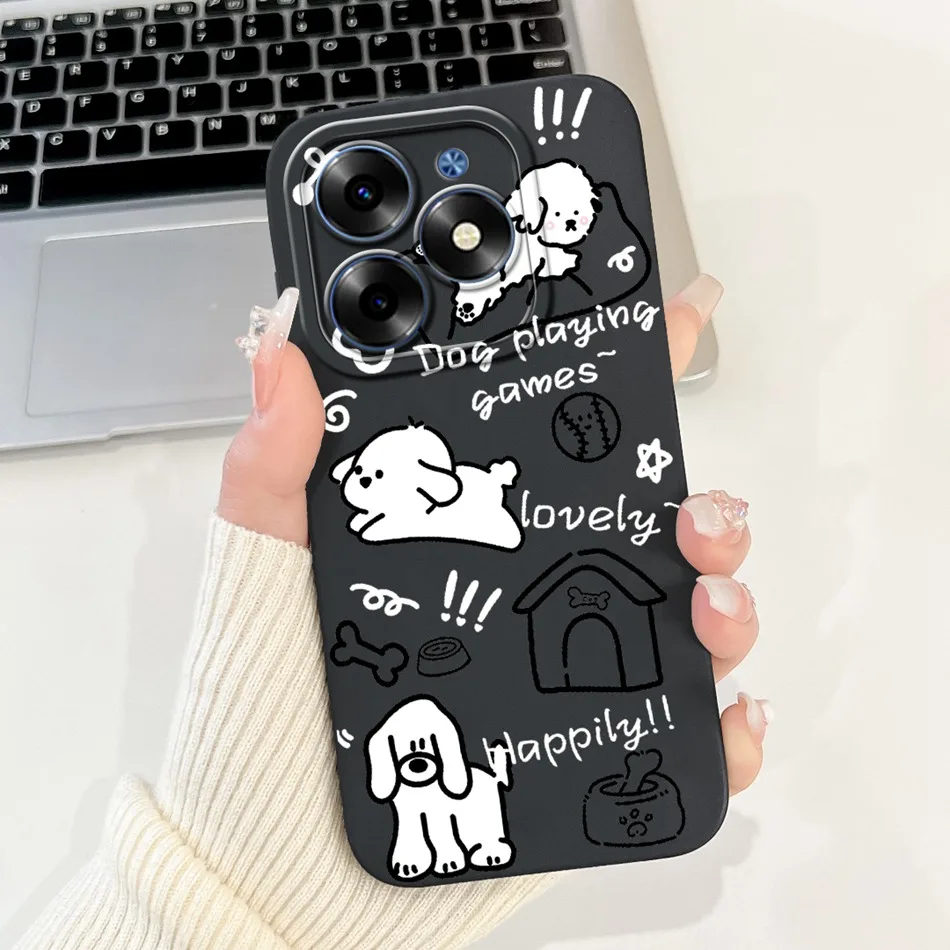 Cute Panda Rabbit Cartoon Soft Silicone Lens Protective Bumper Phone Case