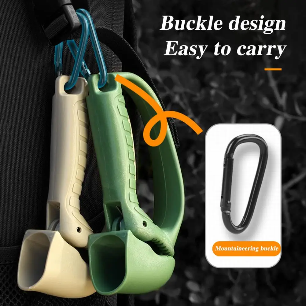 Fish Lip Gripper with Carabiner Anti-slip Handle Lightweight Portable Fish Mouth Grabber Handheld Control Clamp Pliers Catc