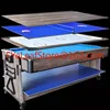 7FT New Fashion 4 In 1 Rotating Multi Game Table Set  with Billiard Table/ Air Hockey/Tennis/Dinning Table 4
